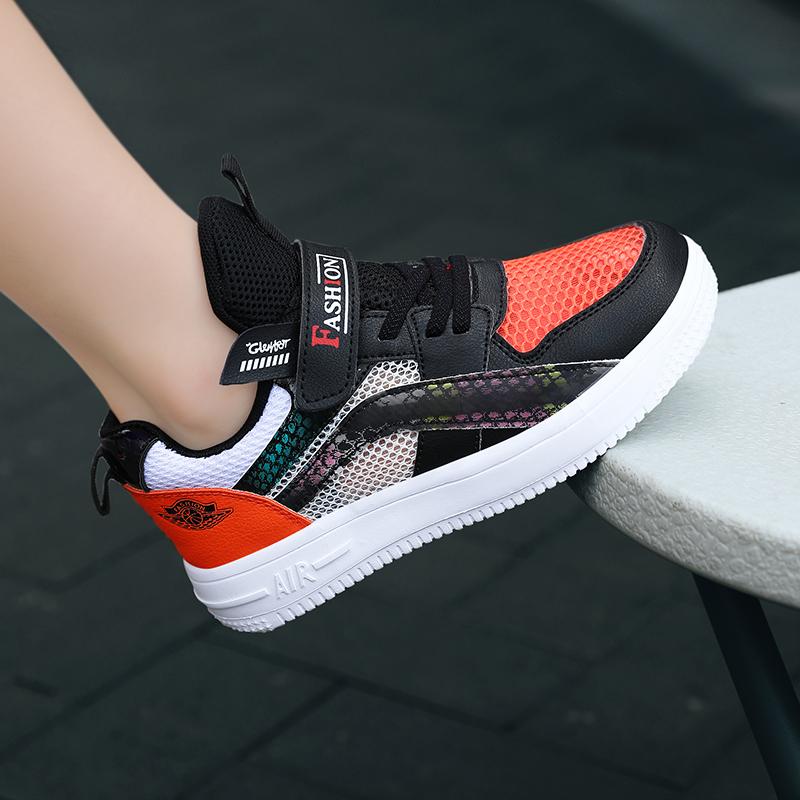 Breathable boys shoes Summer  new children's running shoes Student boys net shoes big children's sports shoes