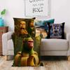 Cute I-Italians brainrots Pillow Covers Cartoon Sofa Decorative Home Double-sided Printing Short Plush Cute Cushion Cover