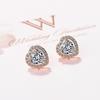 925 Silver Star Stud Earrings AAA Zircon High Quality For Women Earring Wedding Fashion Jewelry Accessories Party Gift