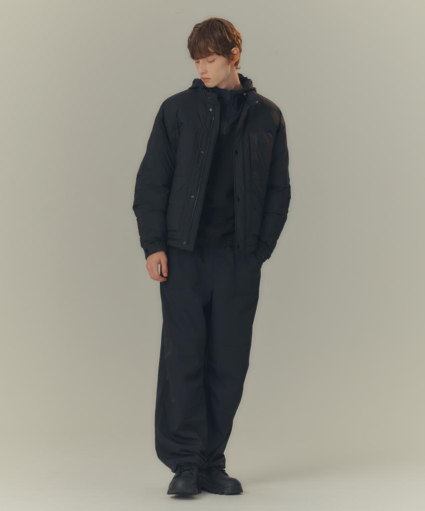MINDBRIDGE [Warm] Nylon Bonded Parachute Full Elastic Waist Pants - 2 Colors Mypt7140