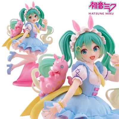 Hatsune Miku Rody Wonderland Anime PVC Action Figurine AMP Fairy Tale Series Collectible Model Toy Birthday Gift for Fans