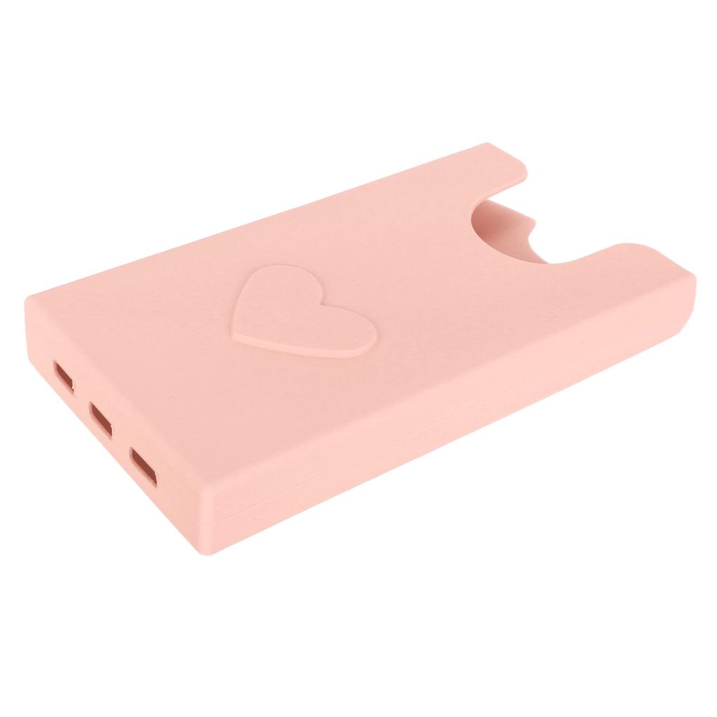 Beach Bag Phone Holder Silicone Phone Case Wallet Holder Insert Accessory Secure Attachment Keep Phone Handy Pink