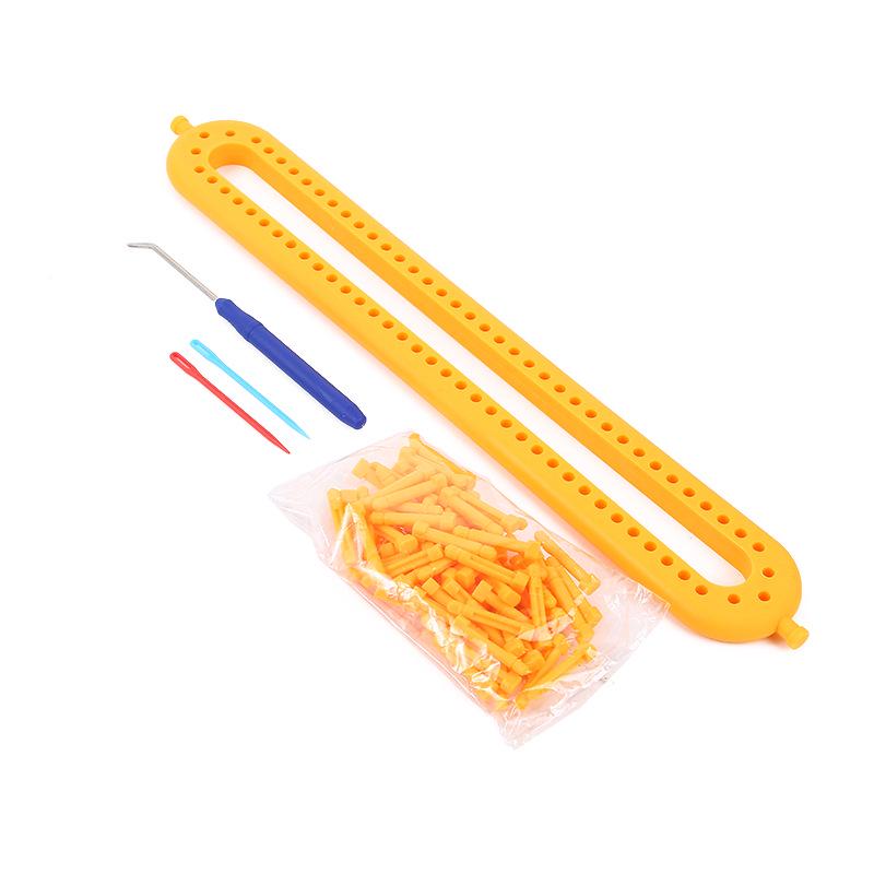 DIY Knitting Loom for Easy Scarf and Hat Making - Beginner-Friendly Tool Set