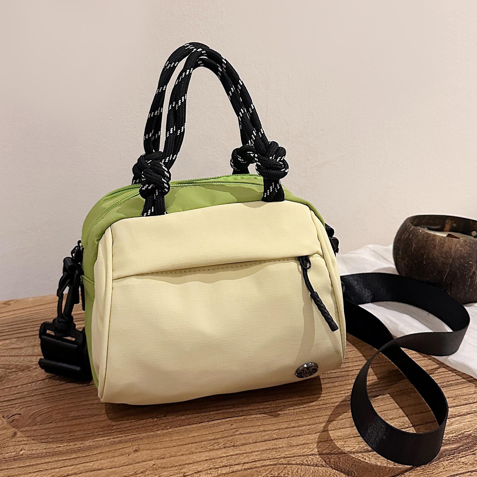 Women Men Nylon Multi Pockets Small Crossbody Bag with Zipper Small Messenger Bag Shoulder Crossbody Bag for Work School Travel зелёный 6790₽