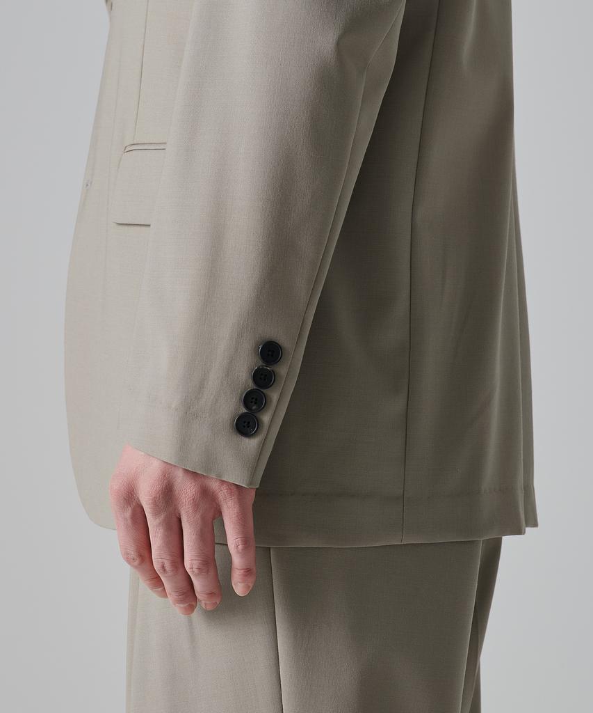 Musinsa Standard Summer Wool Relaxed Basic Blazer [Light Beige]