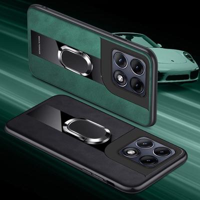 Luxury Sheepskin Case For Motorola Signature Edge 70 Pro Fusion+ Ultra 60 S 50 G67 G57 Power G86 G56 Magnetic Ring Bracket Cover