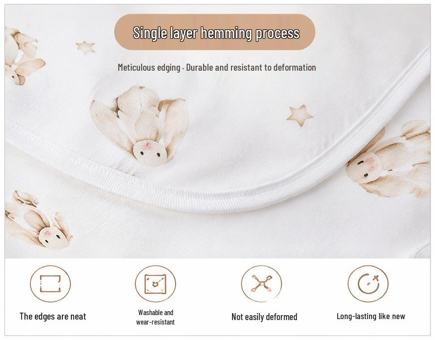 Copertina Swaddle in Puro Cotone per Neonato, Fascia Anti-Sussulto, 0-12 Mesi, Essenziali per il Bambino