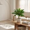 Artificial Agave Plant with Realistic Leaves and Textured Stem Indoor Outdoor Decorative Faux Tropical Greenery for Home Office Garden Display