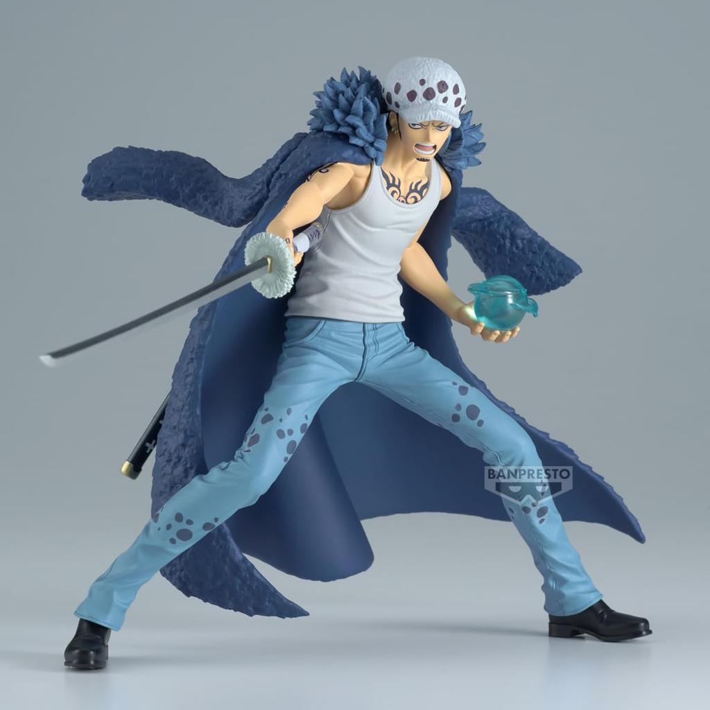 BANPRESTO Trafalgar Law II One Piece Action Figure Battle Record Collection 15cm BP28692P Multicolor Collectible Figure Perfect for Anime Fans