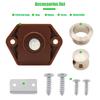 Push Button Lock RV Cabinet Door Latch Keyless Cupboard Locks RV Push Catches Knob Furniture Hardware for Caravan Home Yachts