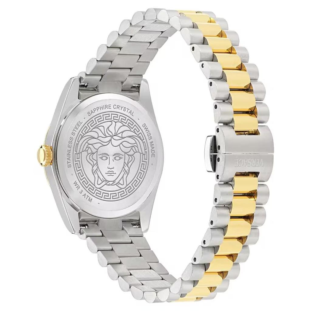 Luxury Quartz Wrist Watch Versace VEOE00425 Gold Stainless Steel Analog