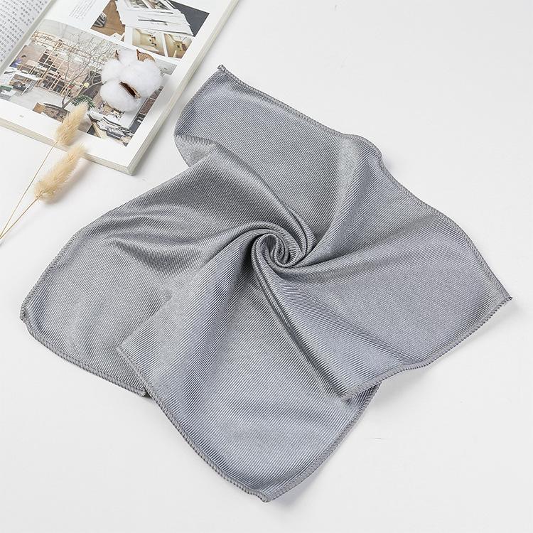 1Pc Microfiber Glass Cleaning Towel No Trace No Lint Rag Mirror Cleaning Cloth Cleaning Towe Wipe Glass Cloth