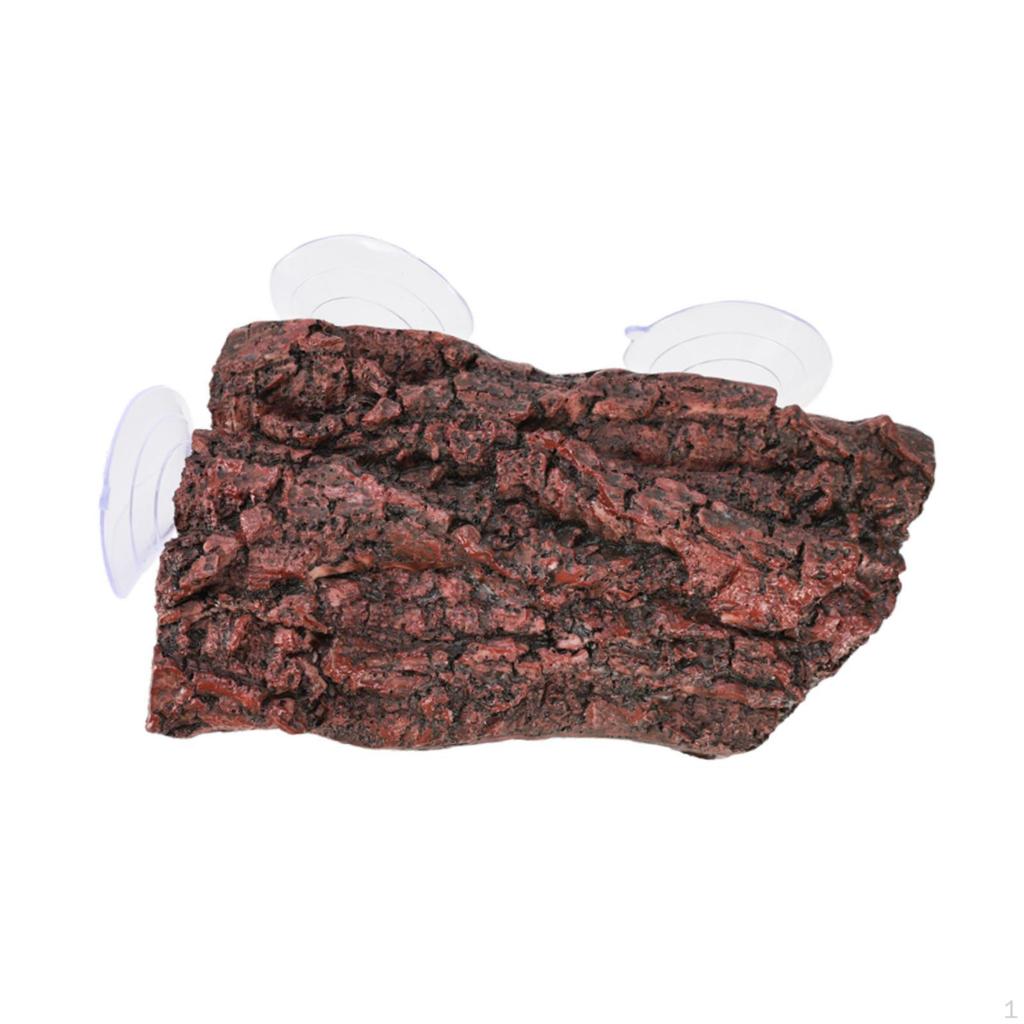 Turtle Basking Reptiles Dock Resting Terrace Stone Climbing Step with Suction Cups for Turtles