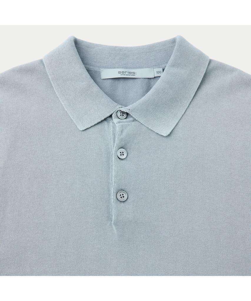 Silijeu Garment Dyed Half Sleeve Polo Sawam26561Bux