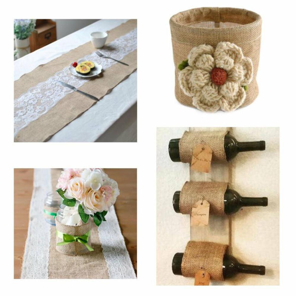 Buy Hessian Burlap Table Runner Natural Jute Table Cover Rustic Wedding ...