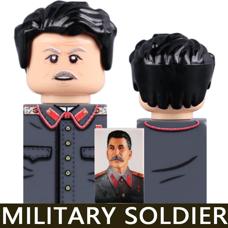 WW2 Military Soldier Figures Building Blocks Army Japanese Warrior Medical Nurse Officer Infantry Helmets UV Printed Bricks Toys