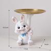 Storage Tray Statue Key Holder Animal Sculpture Multifunctional Modern for Entryway Dining