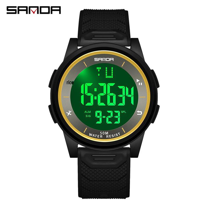 Sanda New Youth Luminous Waterproof Student Watch - Unisex Design for Middle Schoolers