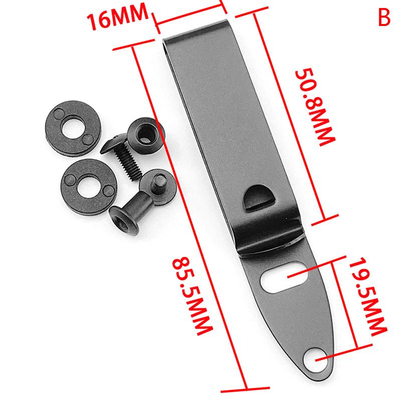 

Kydex K Клипса из нержавеющей стали Поясная клипса Ultimatelip Универсальная поясная клипса M