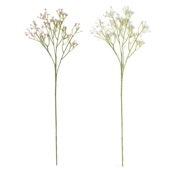 Artificial Babysbreath Realistic Plastic Fake Flower Home Office Wedding Party Table Centerpiece Indoor Outdoor Faux Bloom Plants Decoration