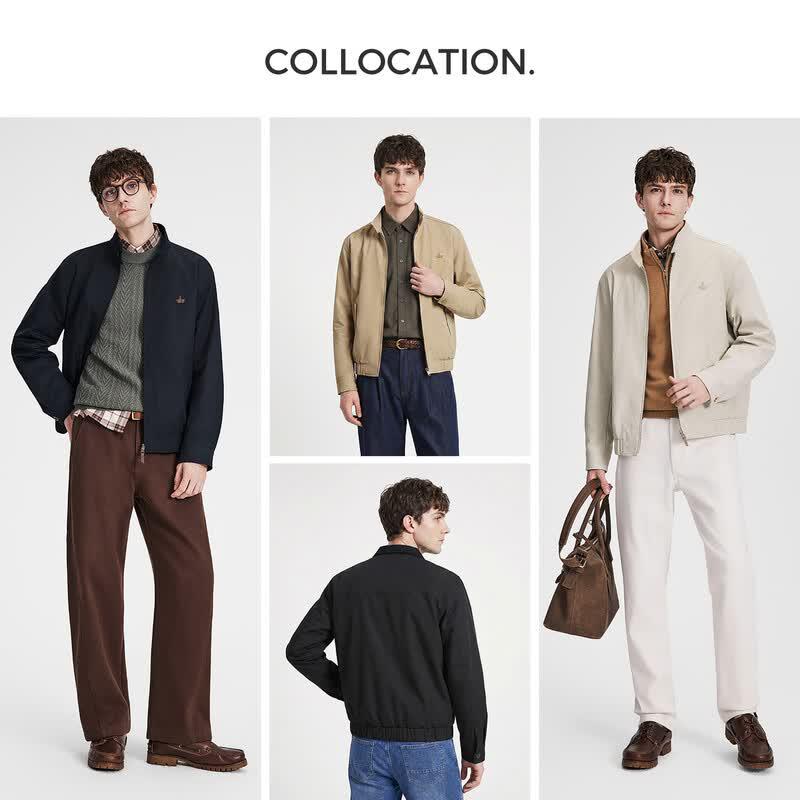 Navigare Men's Harrington Collar Jacket