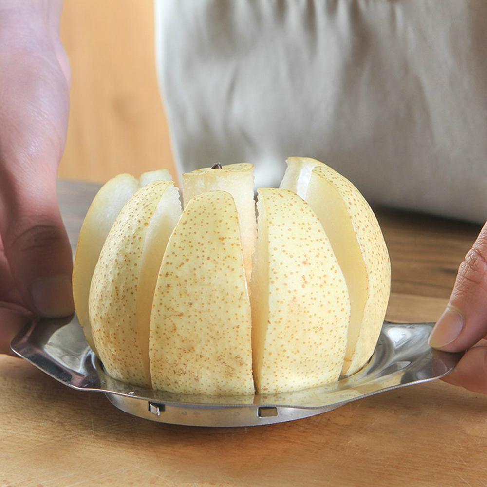 Stainless Steel Apple Corer Slicer Fruit Pears Potatoes Onion Cutting Separator