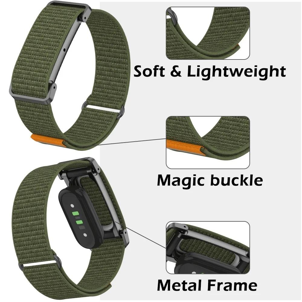 Woven Sport Nylon Braided Watch Strap for Google Fitbit Air Loop Bracelet Lightweight Breathable Wristband for Google Fitbit Air