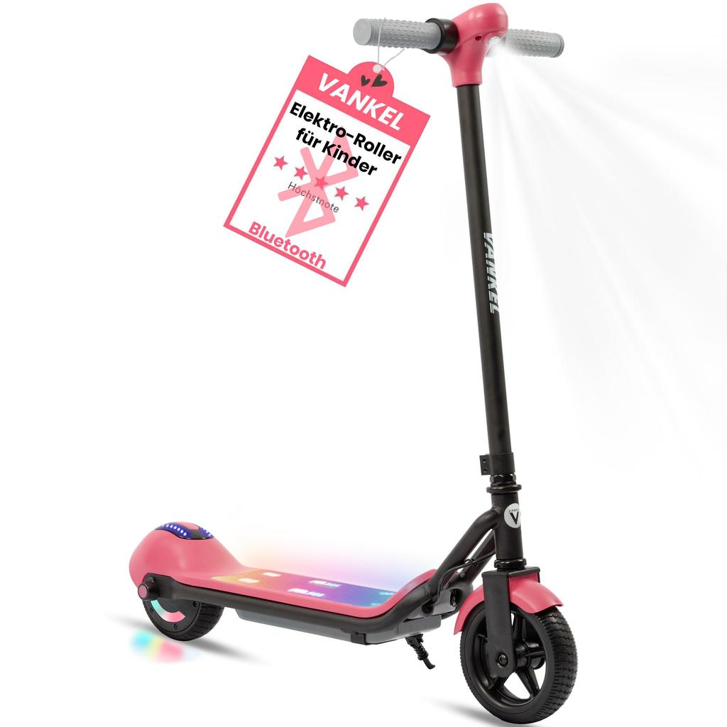 VANKEL ZQ001 Kid's Folding Electric Scooter 110W Motor 24V2.5Ah Battery 6.5 Inch Tires Outdoor Play Lightweight E-Scooter