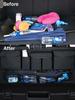 Car Trunk Storage Bag, Seat Back Organizer, SUV Rear-Seat Multi-Functional Storage Net, Car Interior Accessory