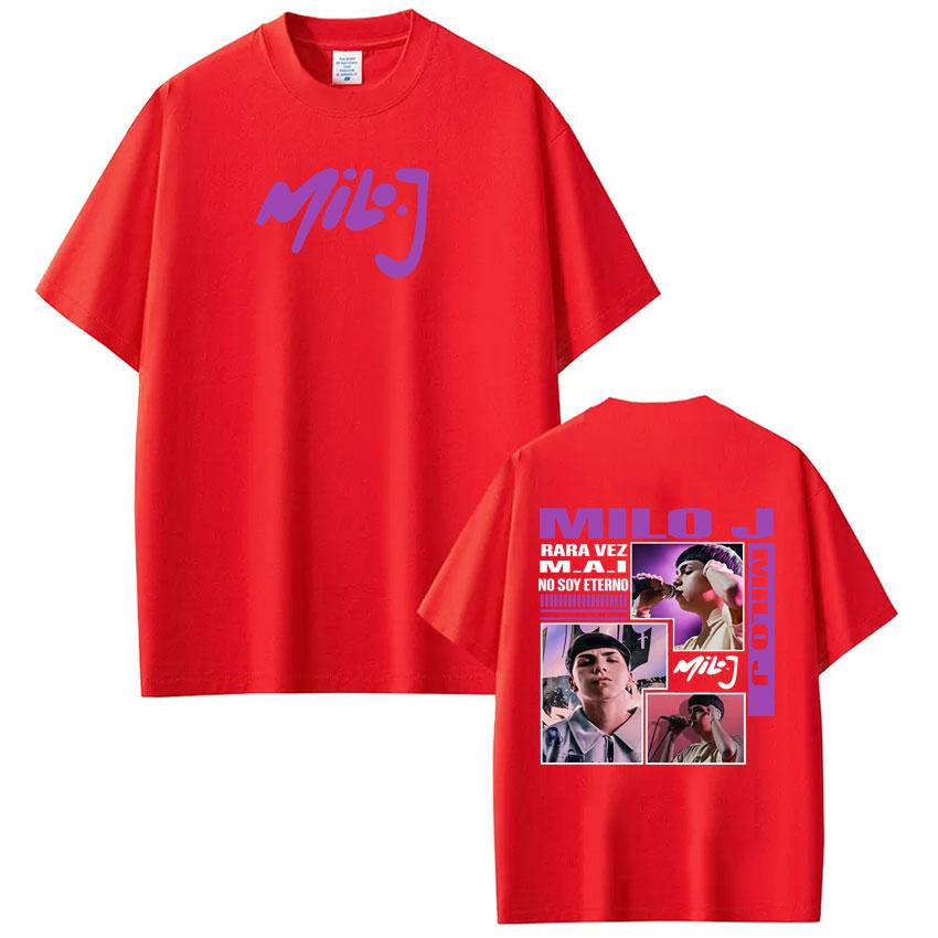 Rapper Milo J 166 Album 2025 Tour Merch T Shirt Men Women Hip Hop Tshirt Cotton Oversized Short Sleeve Oversized Loose Tshirts S