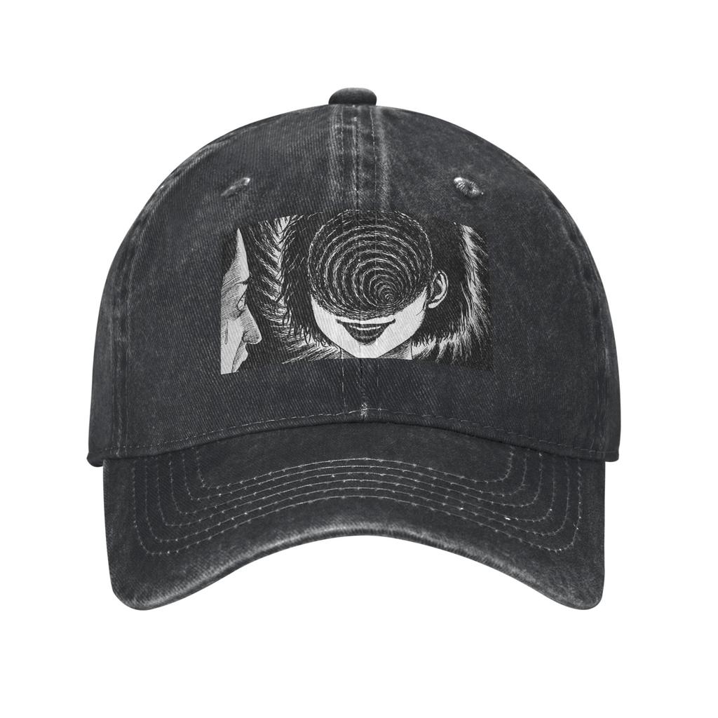 Junji Ito Tomie Cartoon Denim Cap Casual Baseball Caps Adjustable Hat Summer Unisex Baseball Hats