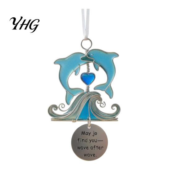 Elegant Hanging Art for Yard Coastal Spirit Ornament, Durable Acrylic Decorative Pendant, Boho Sun Catcher Inspired Home Accents Wall And Porch Decor