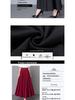 2024 Women's High Waist A-Line Maxi Skirt - Slimming, Versatile, Plus Size, Korean Style for All Seasons