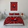 Spider-Man On Web Pattern. Bedding Sets Duvet Cover Sets Duvet Covers Pillowcases(1 * Duvet Cover 2 * Pillowcases Without Duvet Insert)
