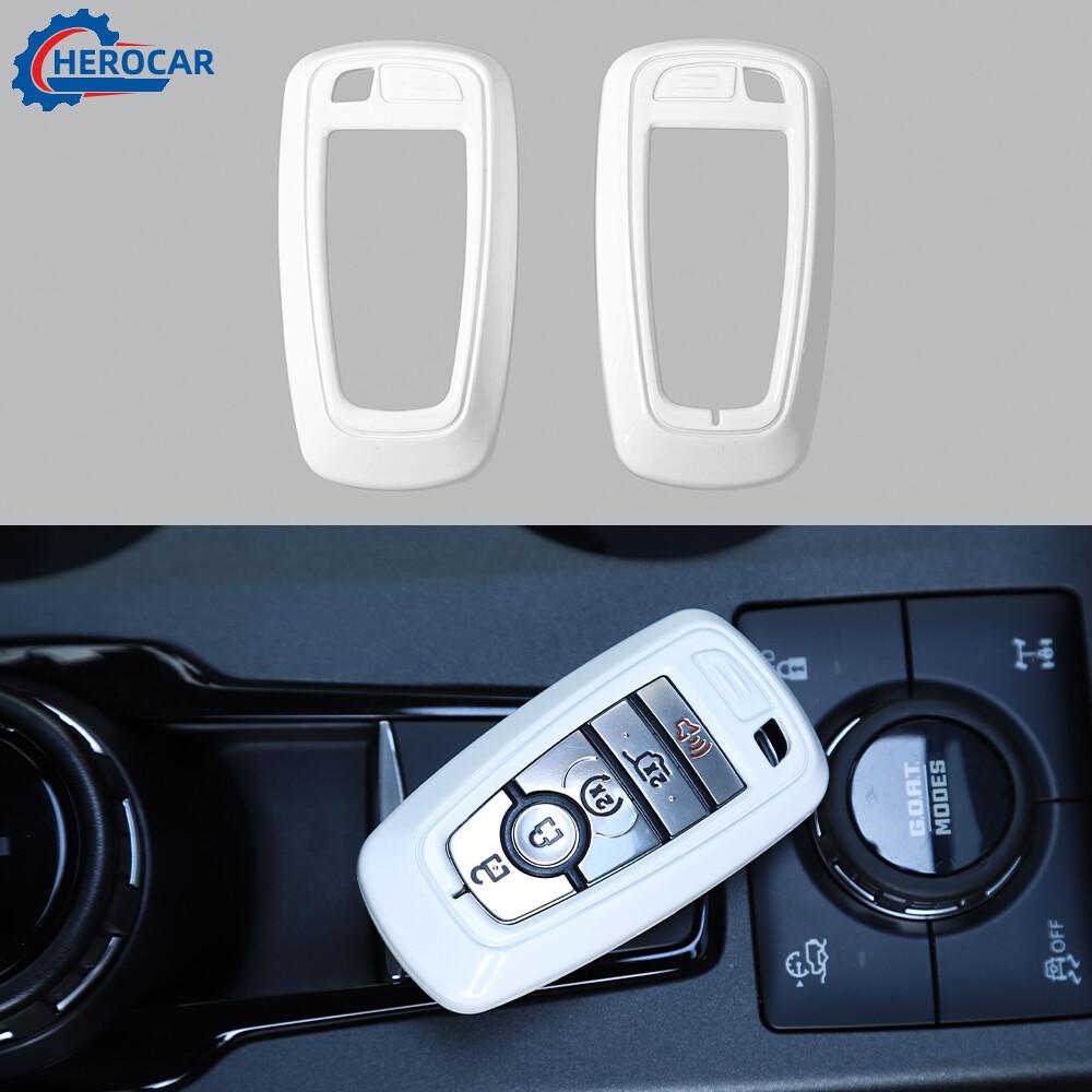 For Ford Bronco/Bronco Sport -2025 Key Fob Cover Case Shell Protector White