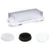 Flower Arrangers Clear Plastic Kenzan Arranger With Inconspicuous Flower Frog And Suction Cups For Creative Floral Design