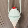 JIAERDI Japanese Kawaii Fluffy Ice Cream Shoulder Bag Women Lolita Sweet Cute Crossbody Purse Lightweight Ladies Petite Chic