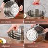 Extra Thick 304 Stainless Steel Food Grade Bucket with Lid
