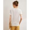 Women's Pure Cotton Letter Print Short-Sleeve T-Shirt