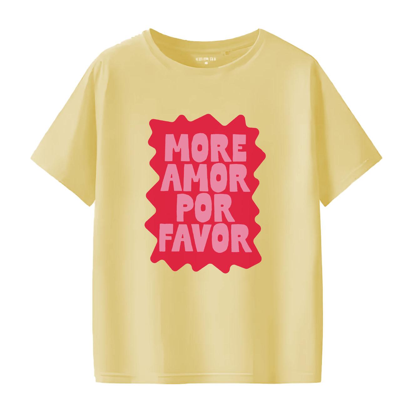 

Fashionable letter printed Tshirt casual short sleeved round neck suitable for all seasons versatile Womens Tshirt 4XL