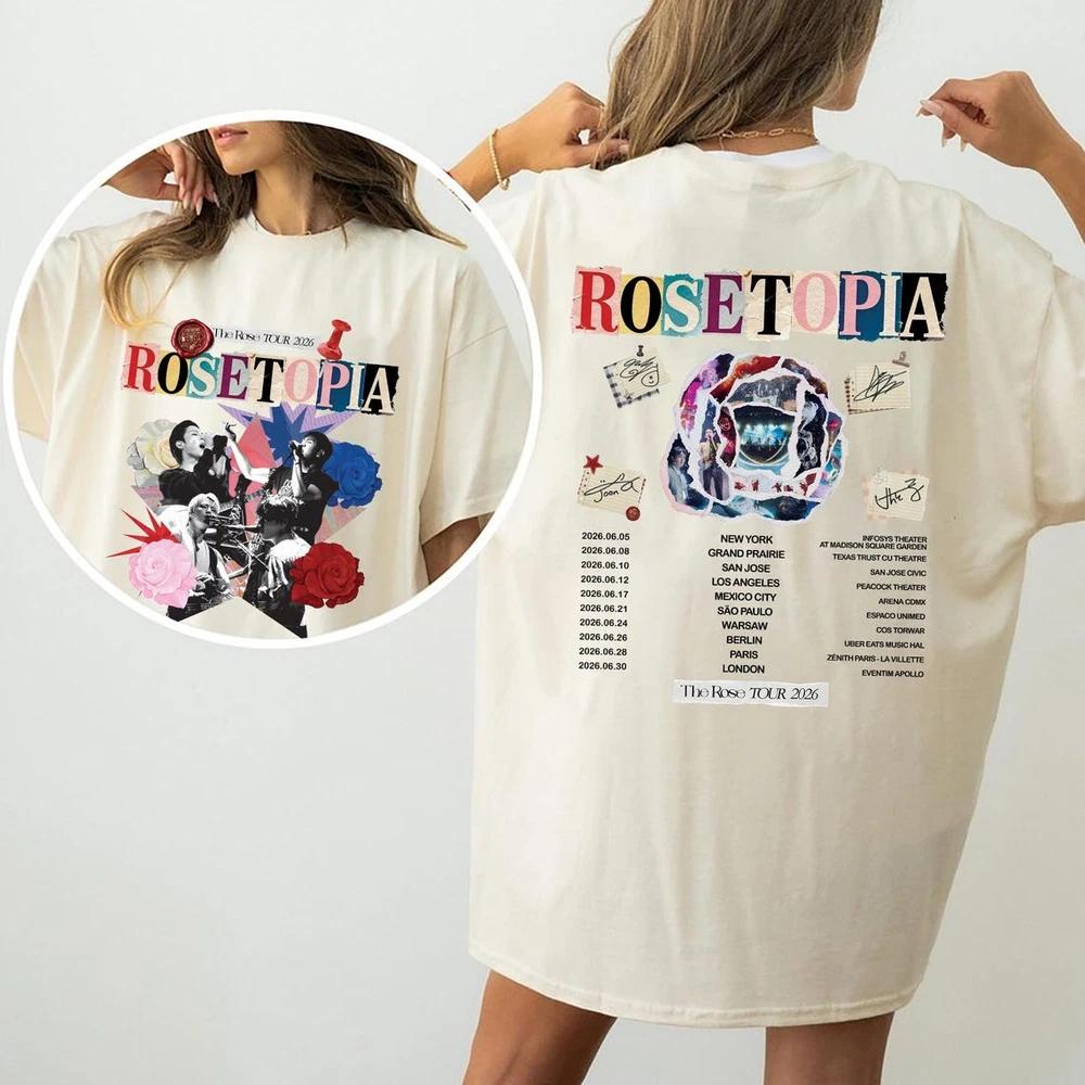 The Rose Rosetopia World Tour 2026 Fan Tshirt S