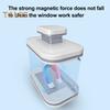 Magnetic Car Windshield Cleaning Tool Ergonomic Design Anti-Pinch Function Powerful Double-Sided Cleaning Scrubber Glass Cleaning Tool
