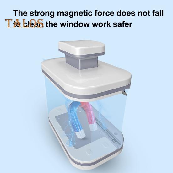 Magnetic Car Windshield Cleaning Tool Ergonomic Design Anti-Pinch Function Powerful Double-Sided Cleaning Scrubber Glass Cleaning Tool