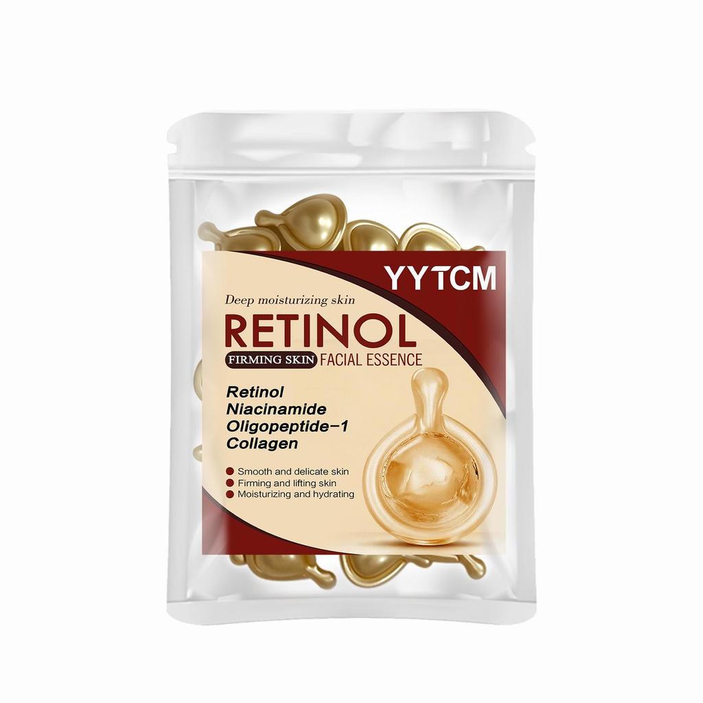Retinol Firming Facial Moisturizing and Moisturizing essence Capsule, deep moisturizing (0.5gx30 capsules)/bag -1 bag