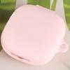 Protective Earbud Charging Case Cover for Air 2 with Flexible Silicone Construction, Toolless Installation, Lid Access, and Carabiner
