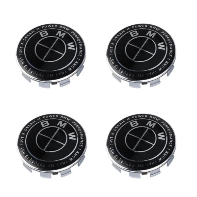 For BMW M 4Pcs 56mm/68mm Car Styling Wheel Center Hub Cap Auto Rim Covers for BMW E36 E46 E53 E90 E60 E61 E93 E87 X1 X3 X5 F30 E91 G30 Car