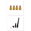 TIG Welding Torch Consumables Cup Gas Lens and Collet Gasket Back Cap Kit for WP 9 20 25 T32 1/16 3/32 1/8 17pcs