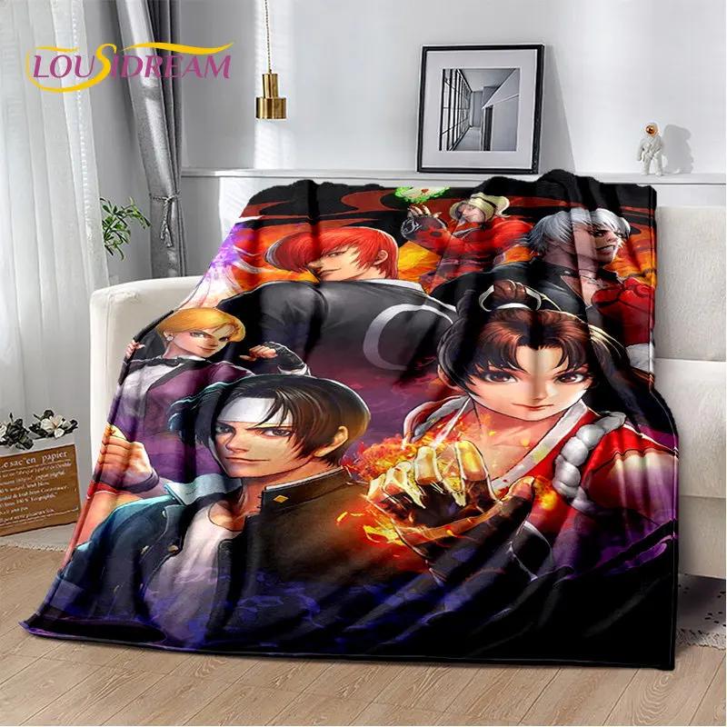 King of Fighters Retro Game Gamer Soft Plush Blanket,Flannel Blanket Throw Blanket for Living Room Bedroom Bed Sofa Picnic Cover