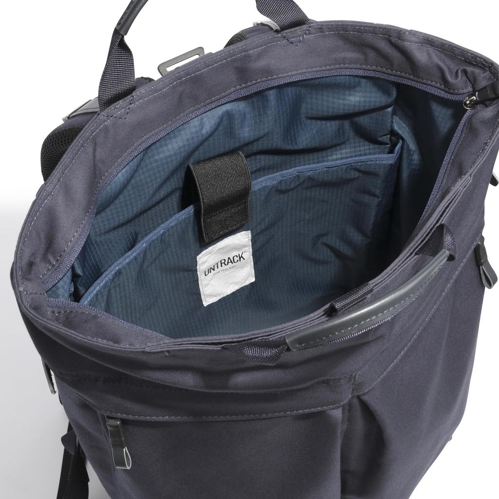 Untrack CITY Tote Backpack, Ventile Fabric, Fits B4 Size Laptops, Men's, Khaki, H43 x W28 x D14cm
