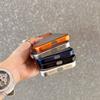 Luxury Matte Transparent Case For iPhone 17 Air 16 Pro Max Plus Plating Frame Lens Film Protection Anti-fall PC Hard Clear Cover